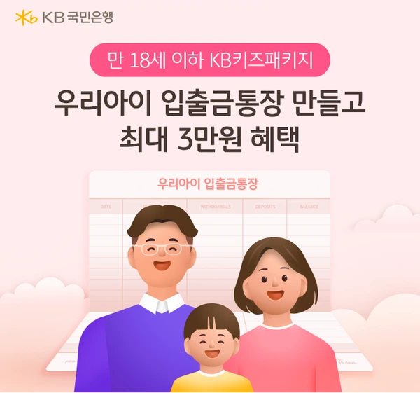 미성년 고객 유치, 은행 경쟁, KB국민은행 이벤트, 우리은행 용돈관리