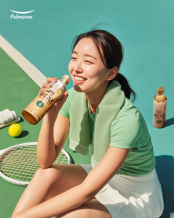 풀무원샘물이 국내산 귀리로 만든 곡물차 음료 ‘하루귀리’ 를 출시했다.